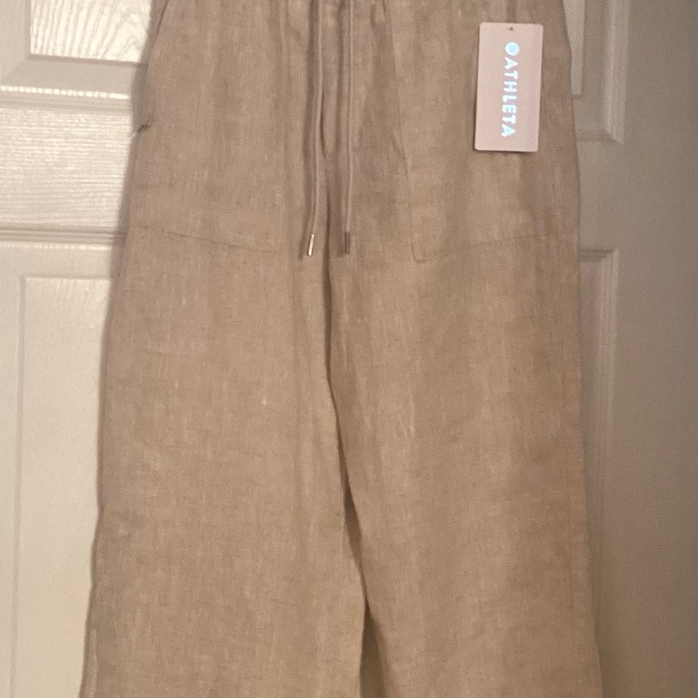 Athlete linen pant